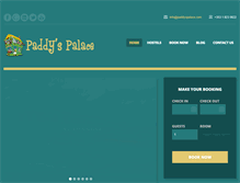 Tablet Screenshot of paddyspalace.com